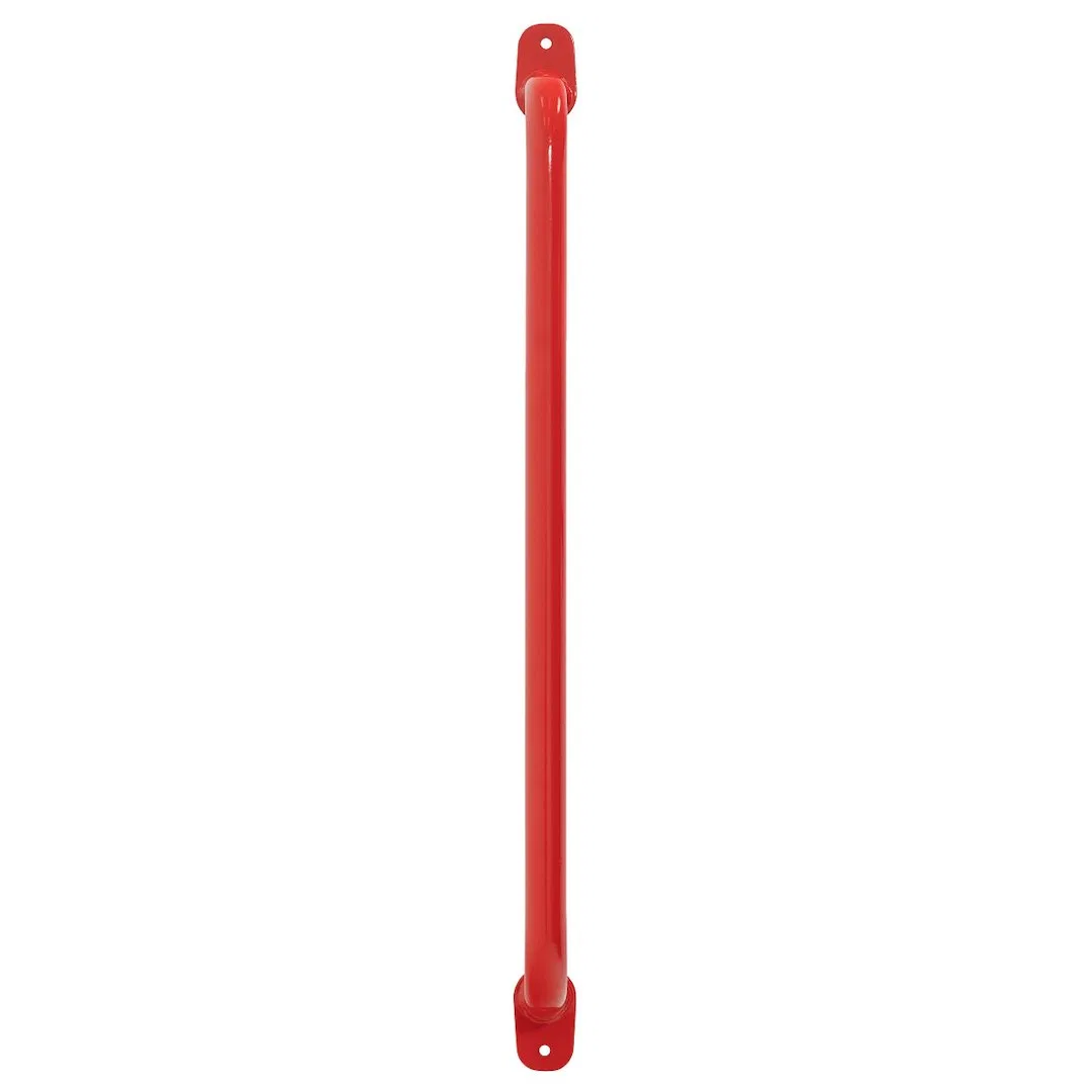 9895-7-01 – WEATHERGUARD Interior Grab Bar, Powder Coated Red Steel 26.2 Inch Rear Door D-Pillar/ Shelf End Panel Sin...